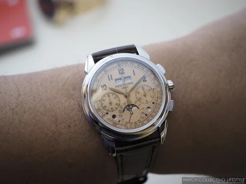 Insider Patek Philippe ref. 5270P in Platinum with Salmon Colored